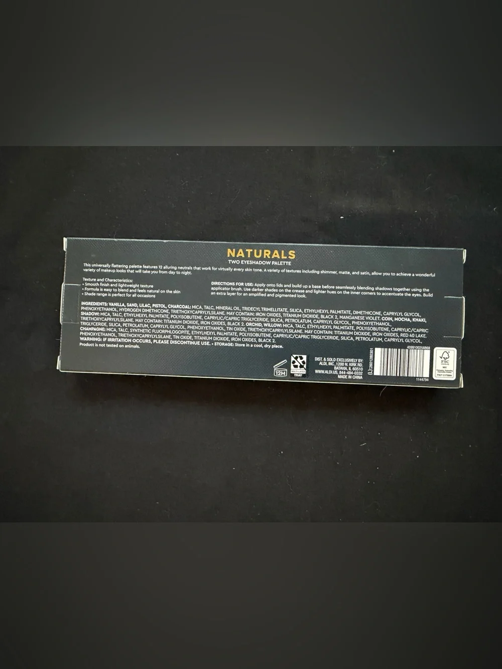 LACURA NATURALS TWO Eyeshadow Palette Collection TWO 12 Neutral Shades NIB.